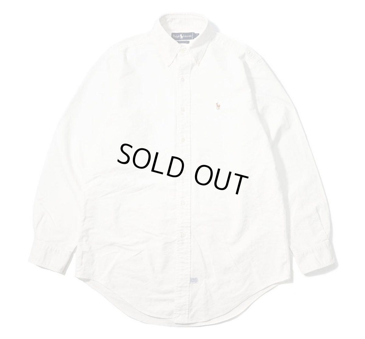 画像1: 90-00s Used Ralph Lauren Oxford B/D Shirt (1)