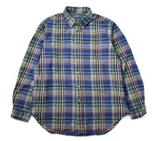 画像1: 90-00s Used Ralph Lauren Flannel B/D Shirt (1)