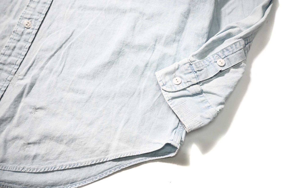 画像3: 90-00s Used Polo Ralph Lauren Dungaree Work Shirt (3)