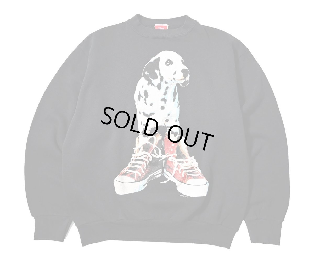 画像1: 90s Used Disney 101 Dalmatians Sweat Shirt made in USA (1)