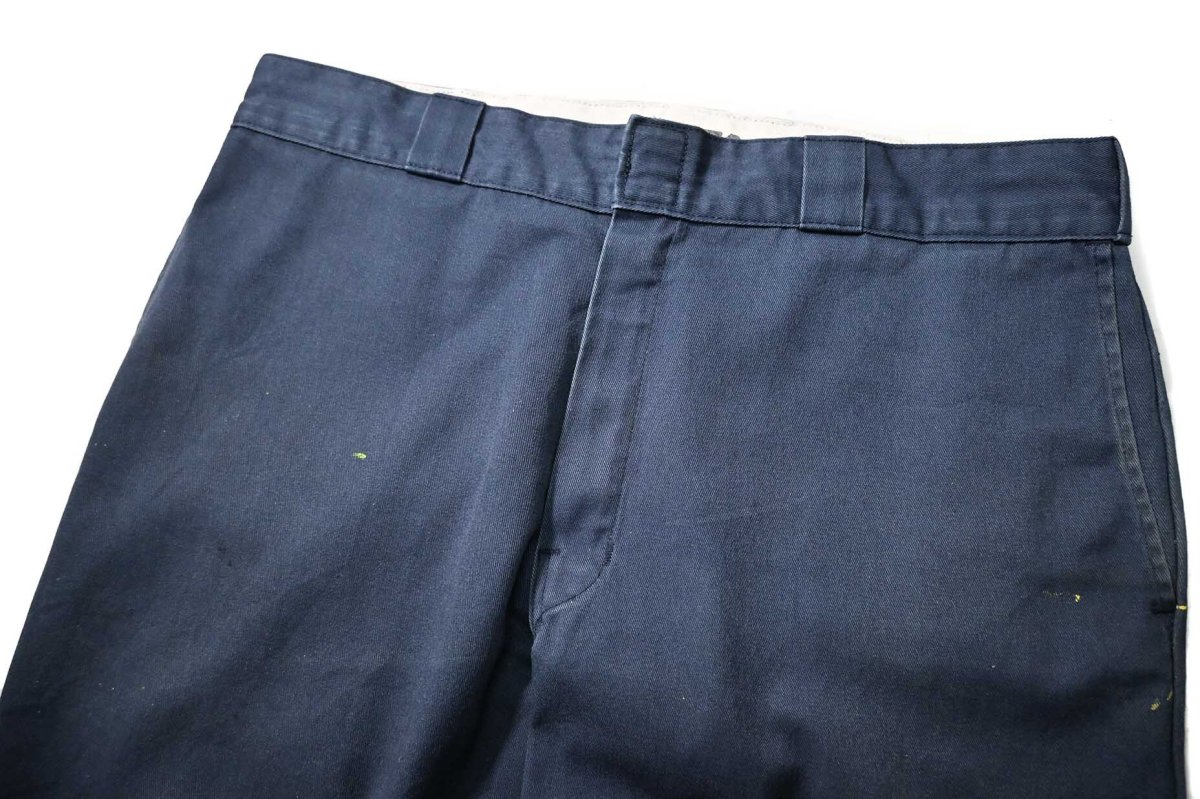 画像2: Used Dickies 874 Painted Work Pants Navy (2)