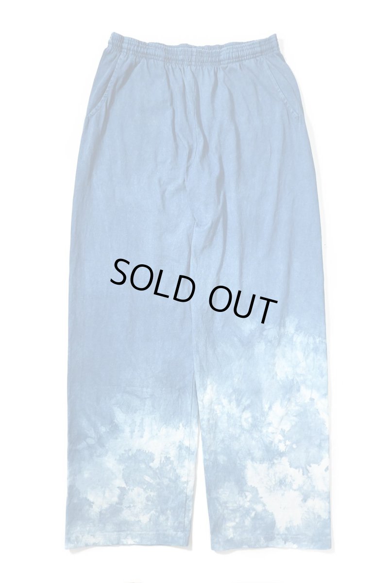 画像1: Los Angeles Apparel × ART MORIYA 8.5oz Wide Leg Jersey Pants Indigo Dye (1)