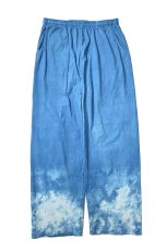 画像1: Los Angeles Apparel × ART MORIYA 8.5oz Wide Leg Jersey Pants Indigo Dye (1)