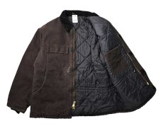 画像6: 09' Used Carhartt Quilt Lined Traditional Coat Dark Brown (6)