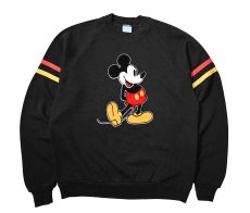 画像1: 80-90s Used Disney Raglan Sleeve Sweat Shirt made in USA (1)
