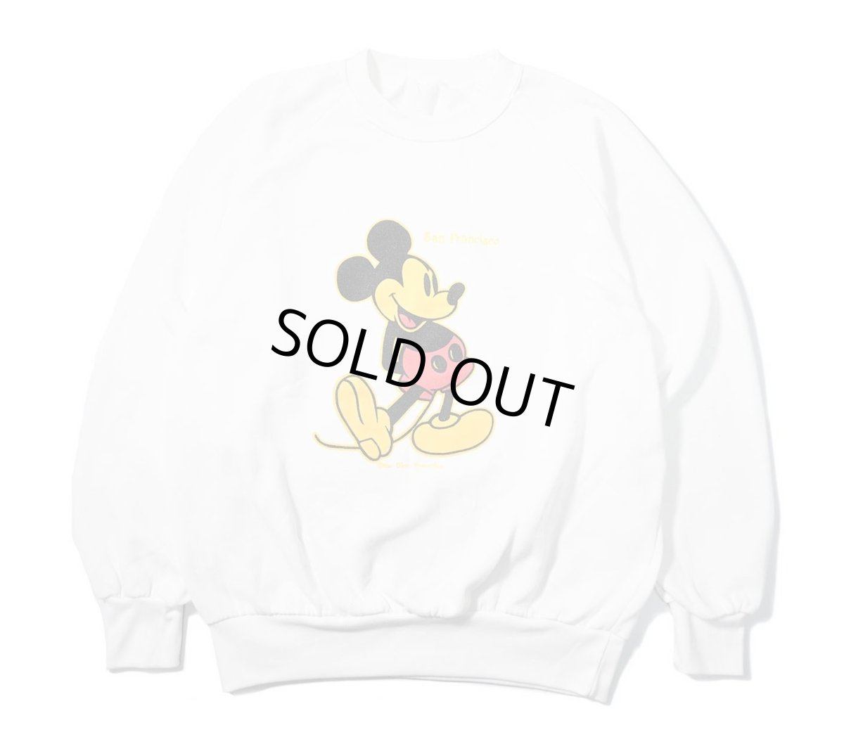画像1: 80-90s Used Disney Raglan Sleeve Sweat Shirt (1)
