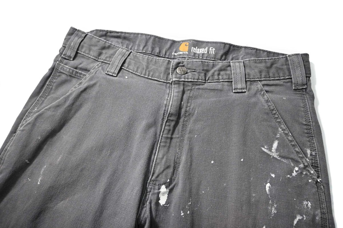 画像5: Used Carhartt Relaxed Fit Canvas Work Pants Gravel カーハート (5)