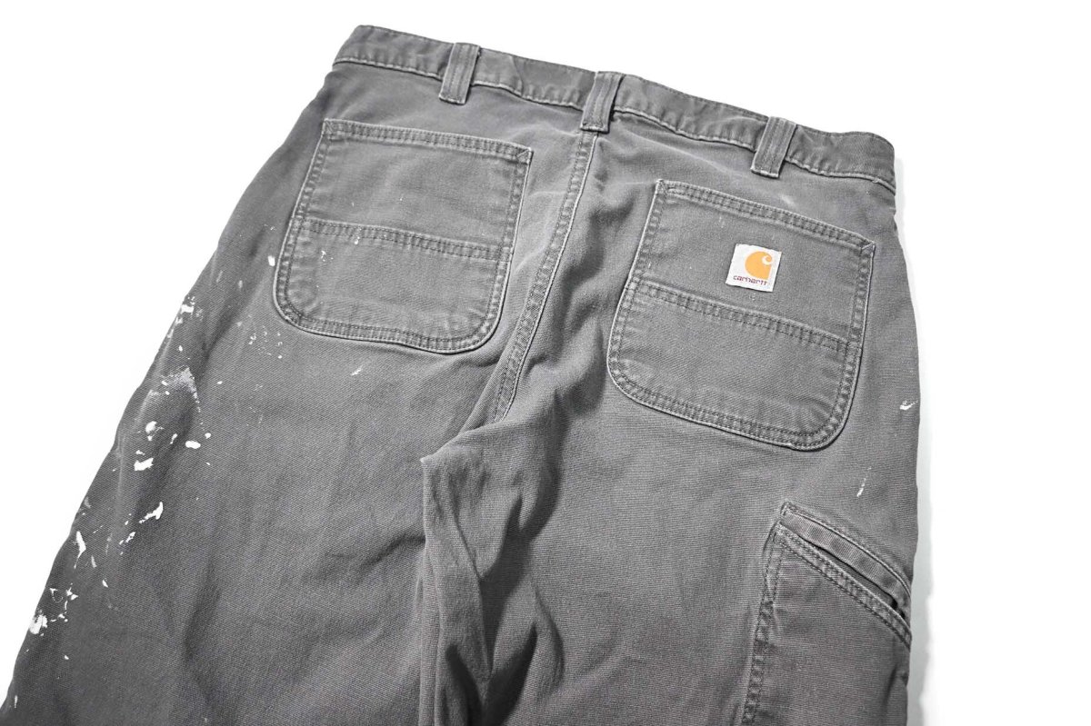 画像6: Used Carhartt Relaxed Fit Canvas Work Pants Gravel カーハート (6)