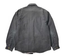 画像2: Used Carhartt Weathered Canvas Shirt Jacket (2)