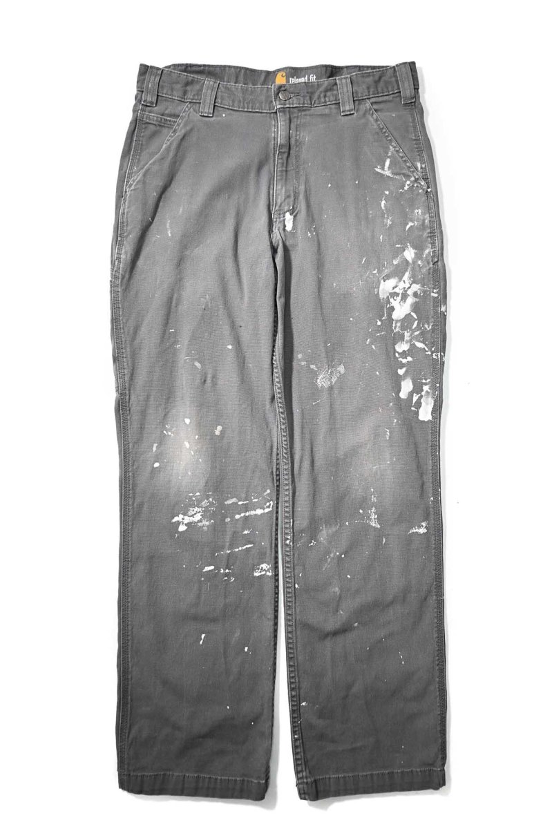画像1: Used Carhartt Relaxed Fit Canvas Work Pants Gravel カーハート (1)