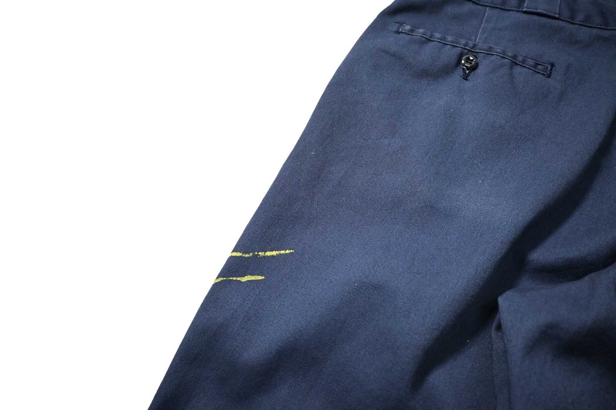 画像6: Used Dickies 874 Painted Work Pants Navy (6)