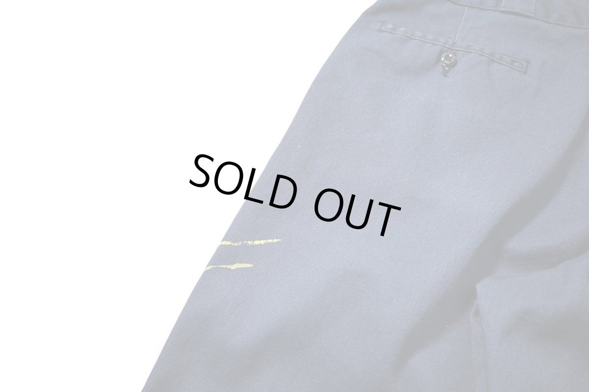 画像6: Used Dickies 874 Painted Work Pants Navy (6)