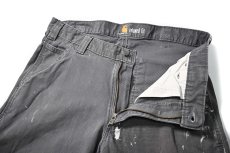 画像7: Used Carhartt Relaxed Fit Canvas Work Pants Gravel カーハート (7)
