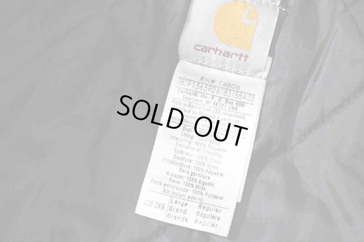 画像8: 09' Used Carhartt Quilt Lined Traditional Coat Dark Brown (8)