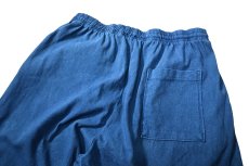 画像4: Los Angeles Apparel × ART MORIYA 8.5oz Wide Leg Jersey Pants Indigo Dye (4)