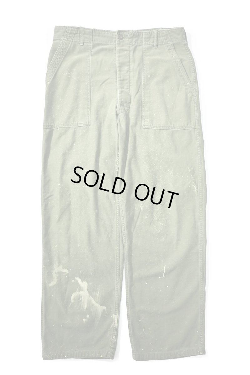画像1: 60s Used Us Army OG-107 Utility Trouser (1)
