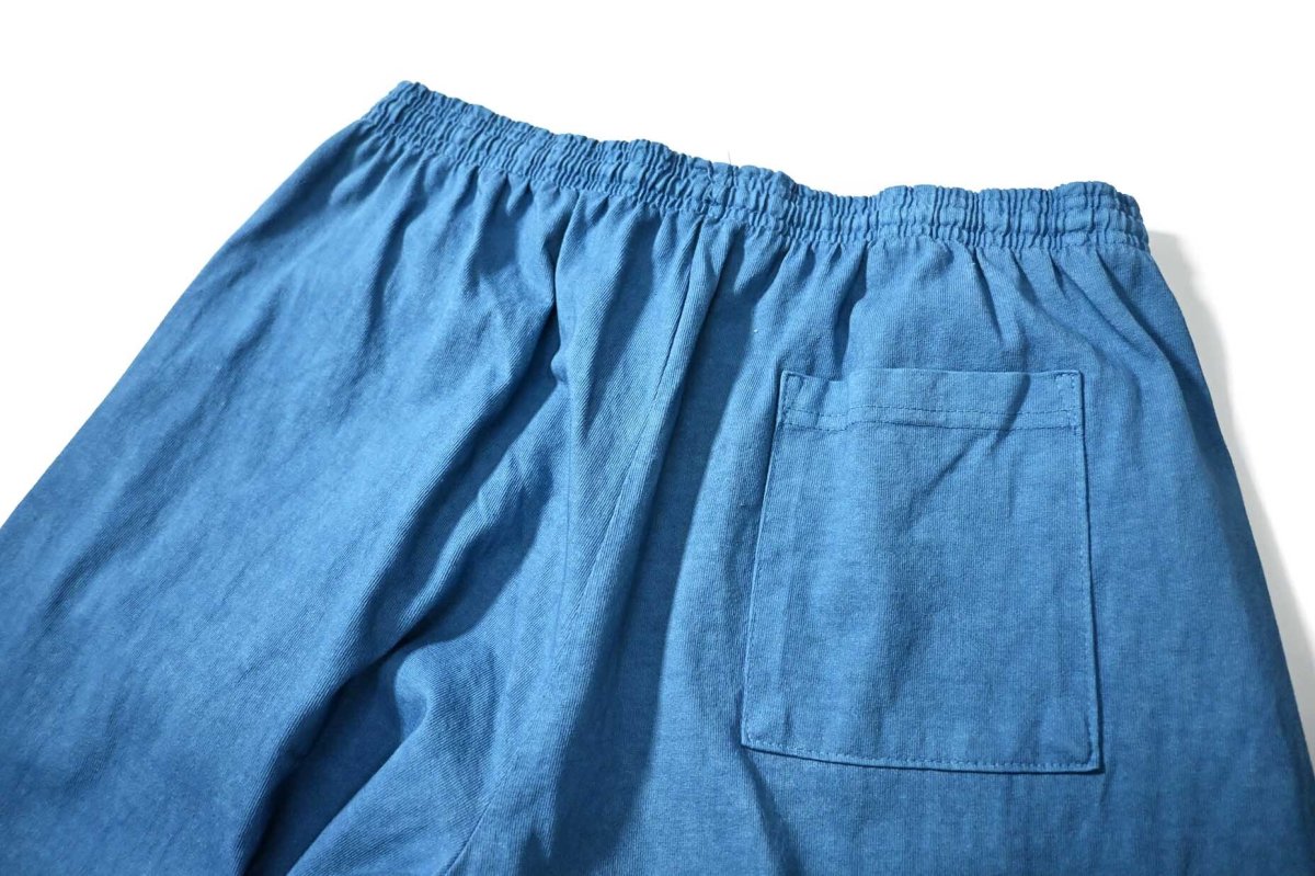 画像4: Los Angeles Apparel × ART MORIYA 8.5oz Wide Leg Jersey Pants Indigo Dye (4)