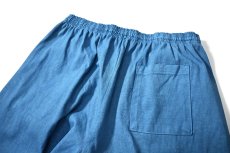 画像4: Los Angeles Apparel × ART MORIYA 8.5oz Wide Leg Jersey Pants Indigo Dye (4)