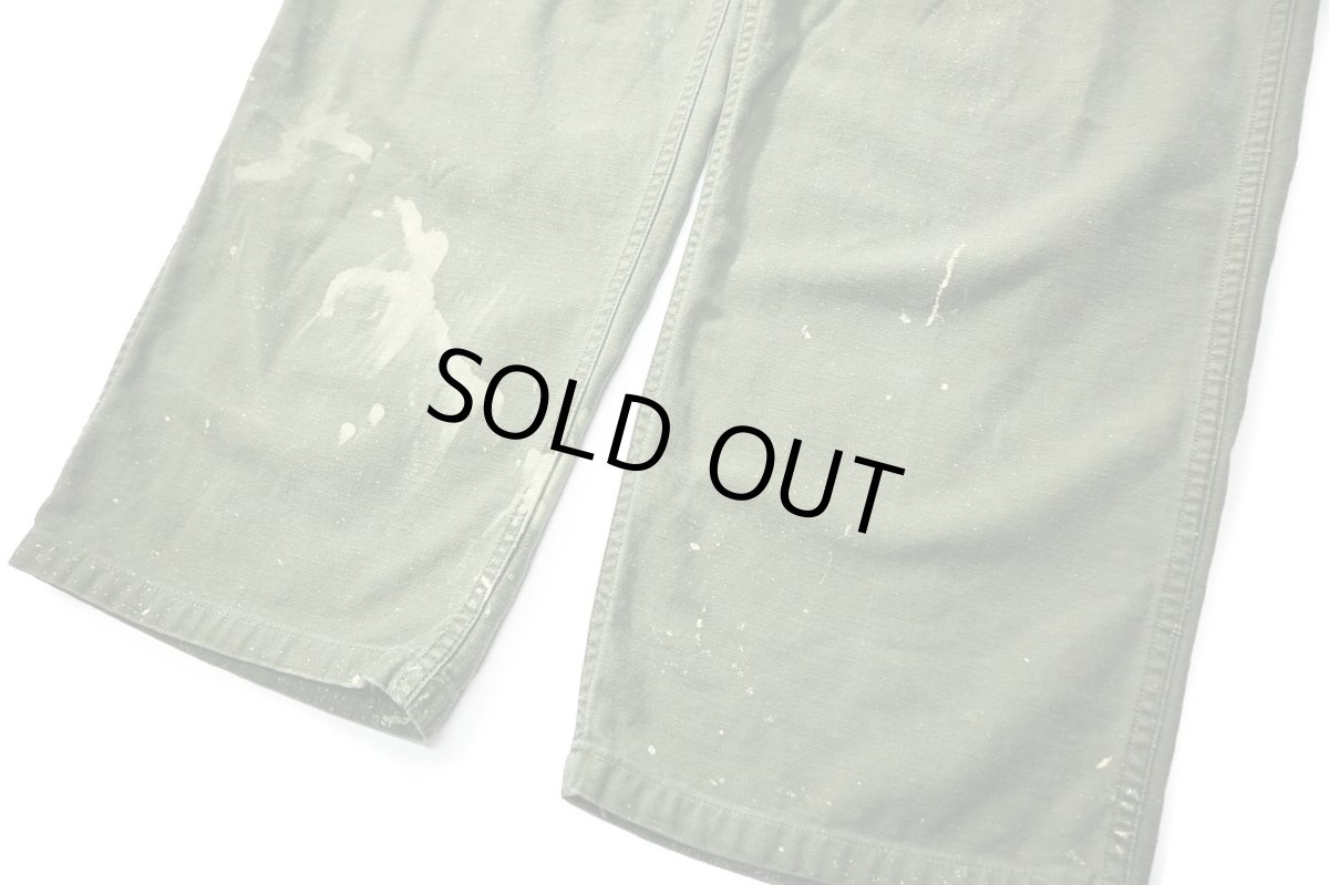 画像3: 60s Used Us Army OG-107 Utility Trouser (3)
