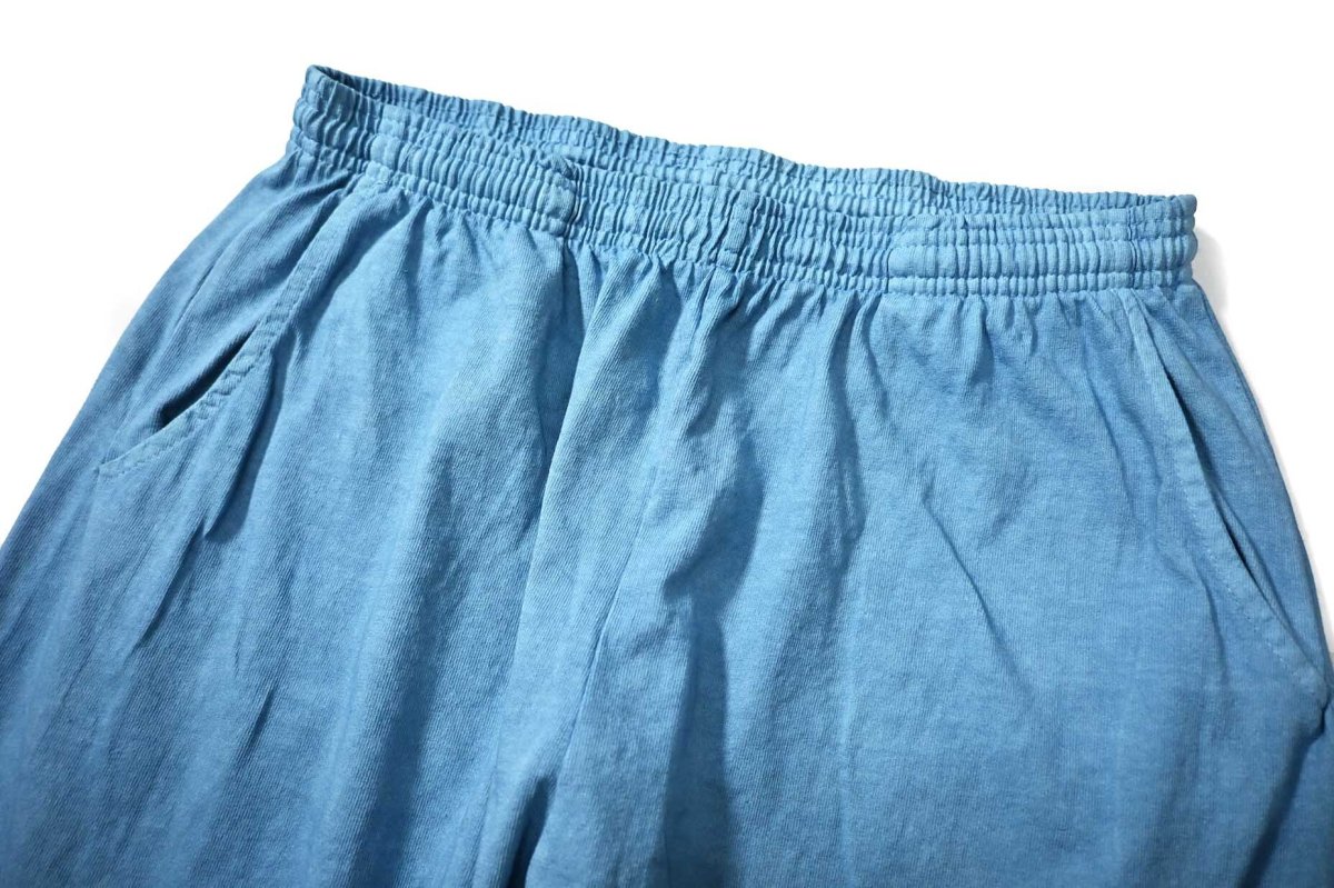 画像2: Los Angeles Apparel × ART MORIYA 8.5oz Wide Leg Jersey Pants Indigo Dye (2)