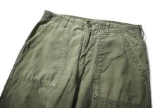 画像2: 70s Used Us Army OG-107 Utility Trouser (2)
