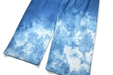画像3: Los Angeles Apparel × ART MORIYA 8.5oz Wide Leg Jersey Pants Indigo Dye (3)