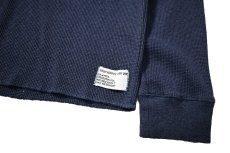 画像3: Used Stussy L/S Thermal Hoodie Navy (3)