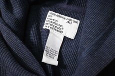 画像4: Used Stussy L/S Thermal Hoodie Navy (4)