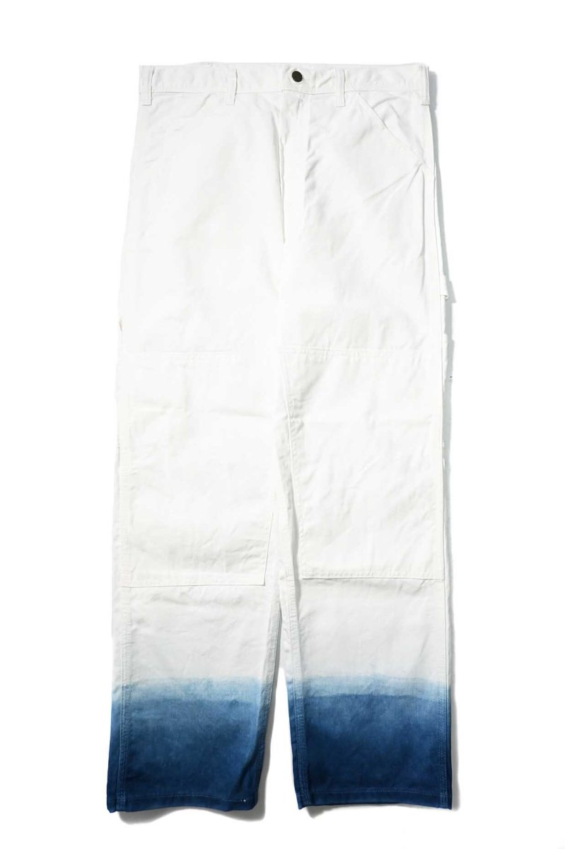 画像1: Deadstock Stan Ray × ART MORIYA Double Knee Painter Pants Indigo Dye made in USA (1)