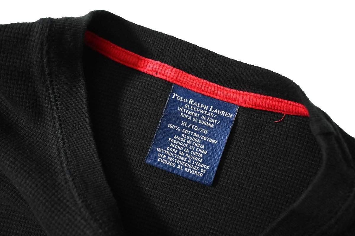 画像4: Used Polo Ralph Lauren L/S Thermal Black (4)