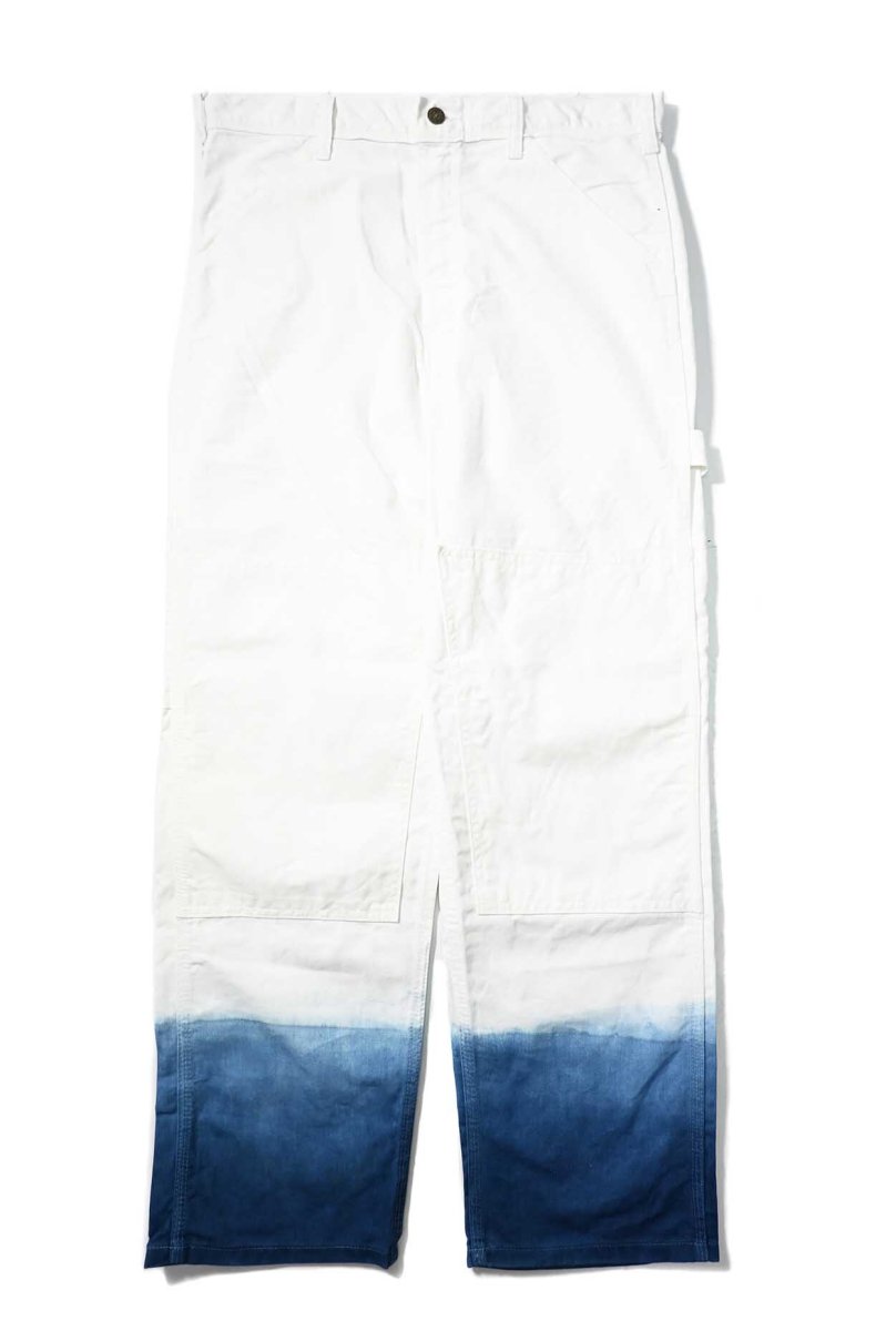 画像1: Deadstock Stan Ray × ART MORIYA Double Knee Painter Pants Indigo Dye made in USA (1)