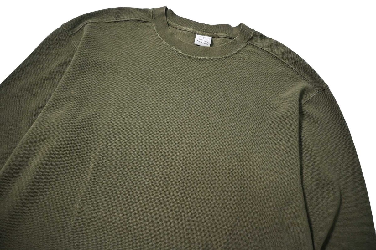 画像2: Used Carhartt L/S Thermal Olive (2)