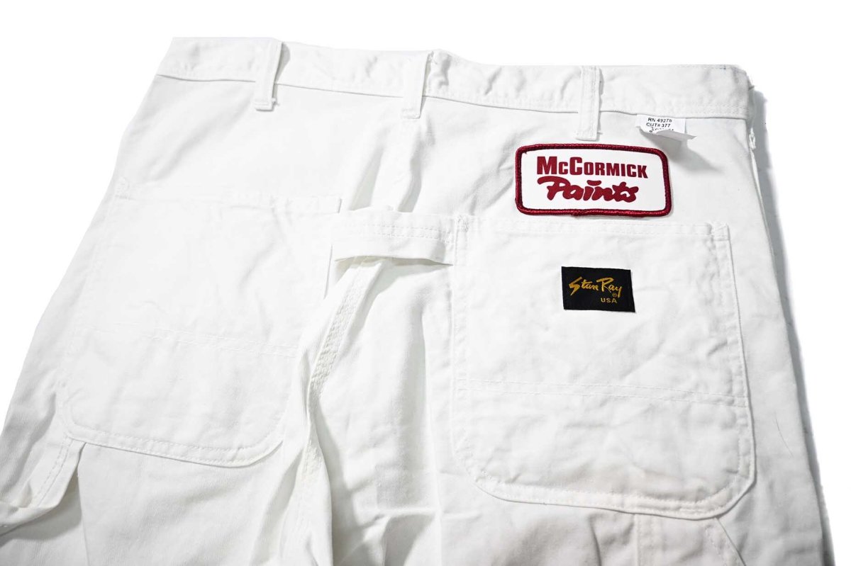画像5: Deadstock Stan Ray × ART MORIYA Double Knee Painter Pants Indigo Dye made in USA (5)