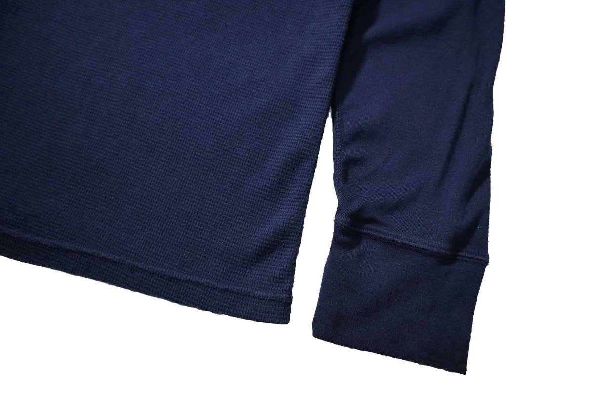 画像3: Used Polo Ralph Lauren L/S Thermal Navy (3)