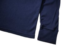 画像3: Used Polo Ralph Lauren L/S Thermal Navy (3)