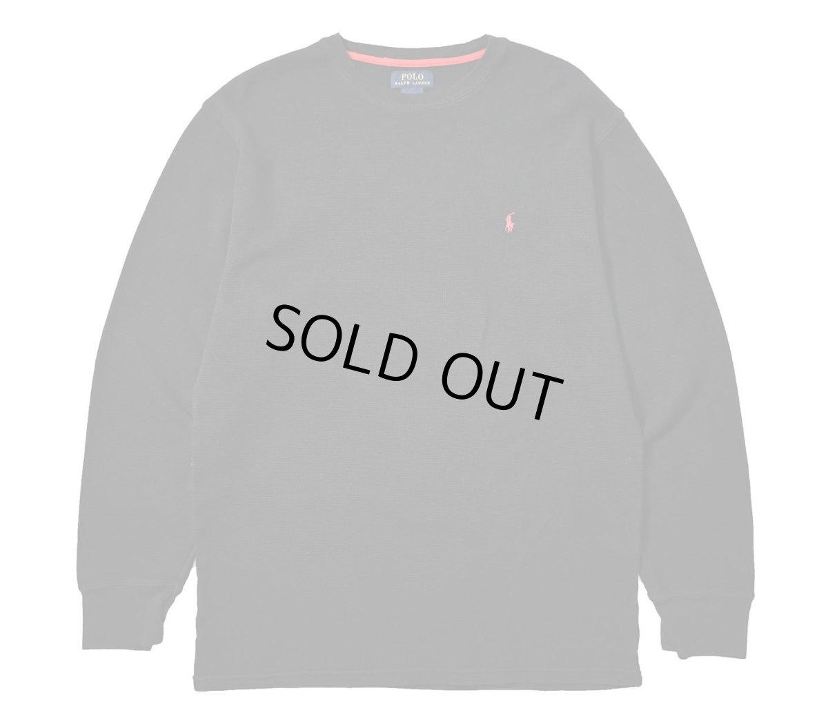 画像1: Used Polo Ralph Lauren L/S Thermal Black (1)