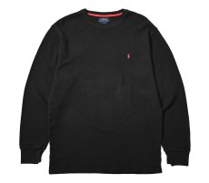 画像1: Used Polo Ralph Lauren L/S Thermal Black (1)