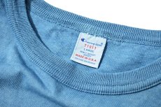 画像3: Deadstock Champion × ART MORIYA T1011 Heavy Weight S/S Blank Pocket T-Shirt Indigo Dye (3)