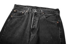 画像2: 95' Used Levi's 501 Denim Pants Black made in USA リーバイス (2)