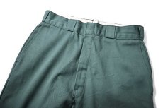 画像2: 90s Used Dickies 874 Work Pants Cut Off Lincoln Green made in USA (2)