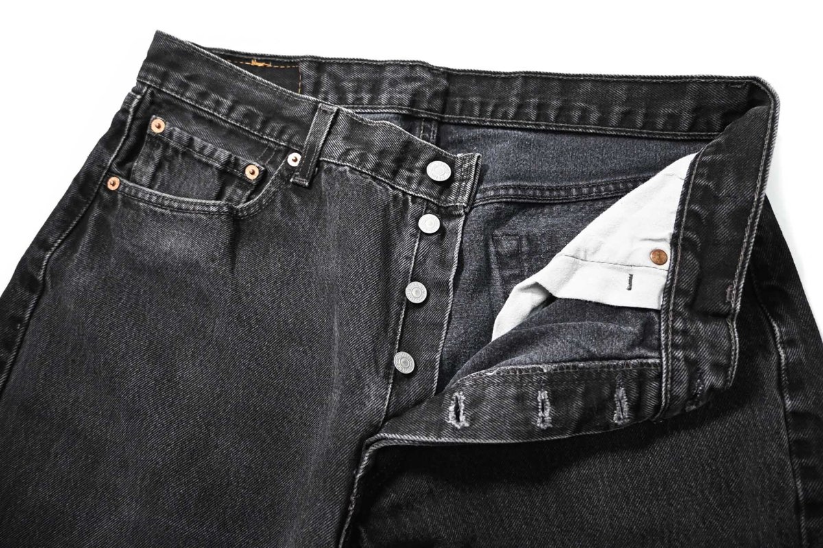 画像6: 00' Used Levi's 501 Denim Pants Black made in USA リーバイス (6)