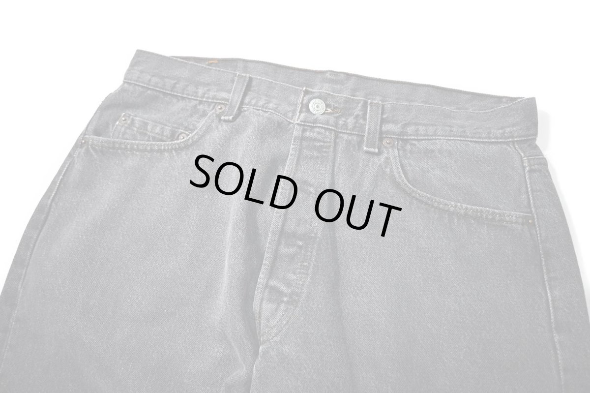画像2: 85' Used Levi's 501 Denim Pants Black made in USA リーバイス 先染め (2)