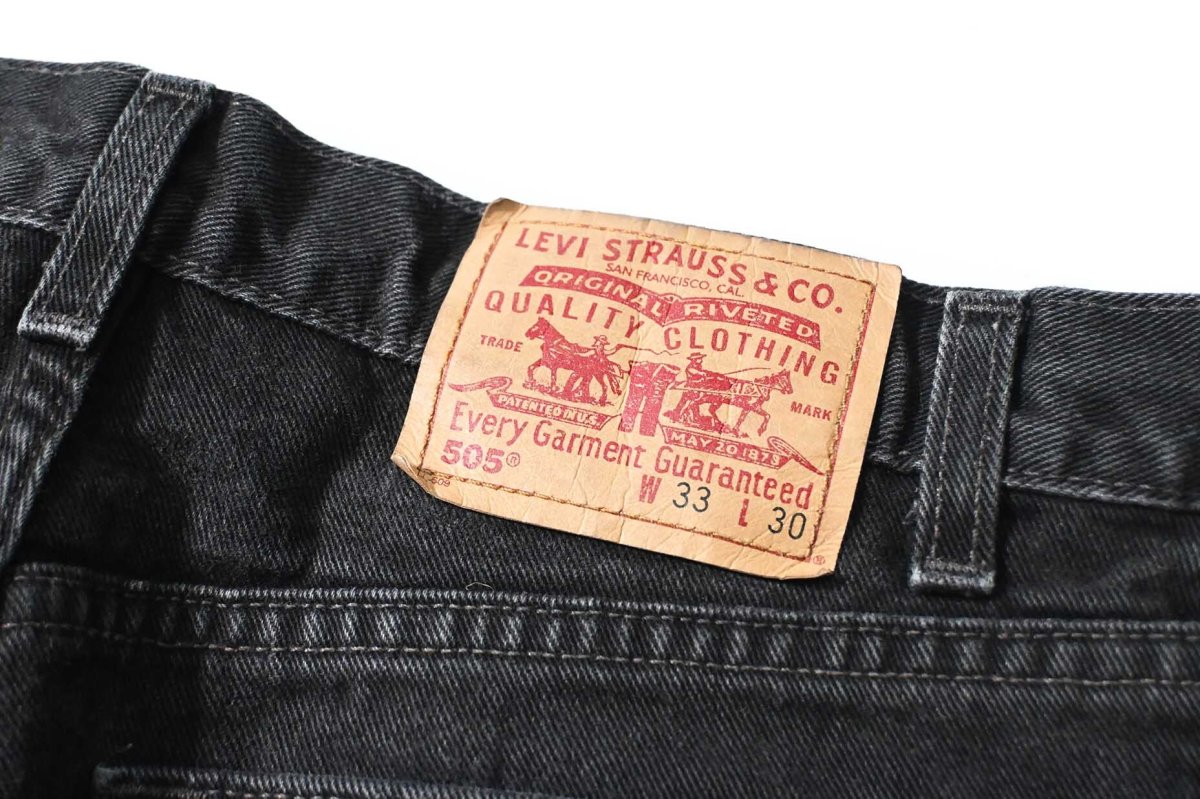 画像5: 00' Used Levi's 505 Denim Pants Black made in USA リーバイス (5)