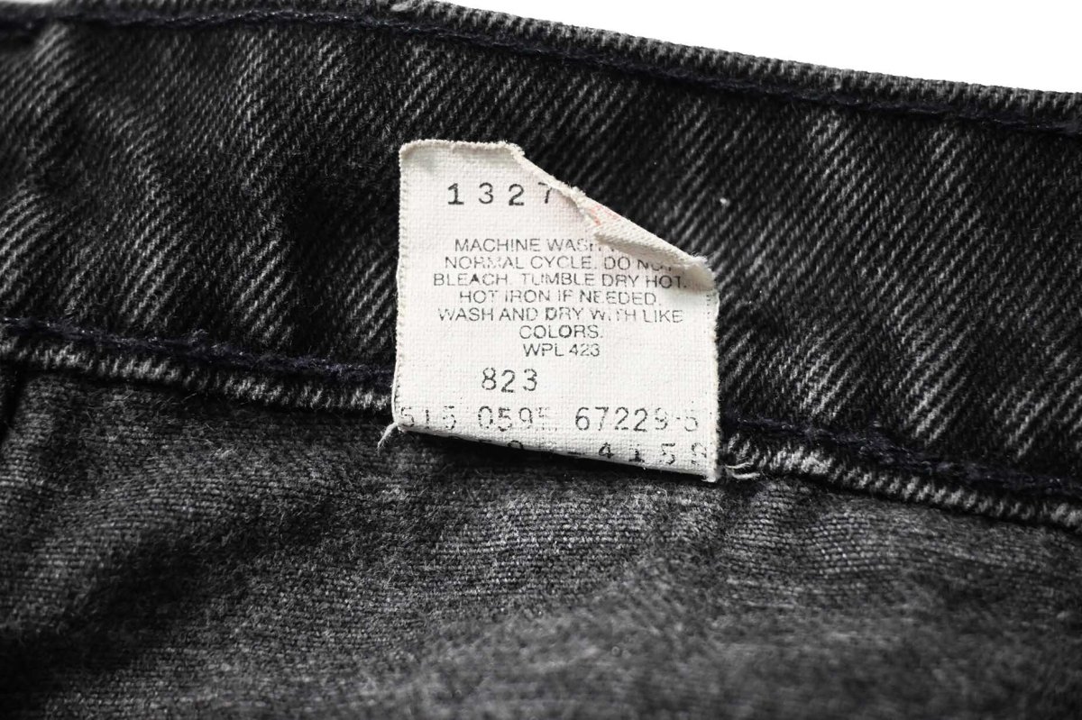 画像8: 95' Used Levi's 505 Denim Pants Black made in USA リーバイス (8)