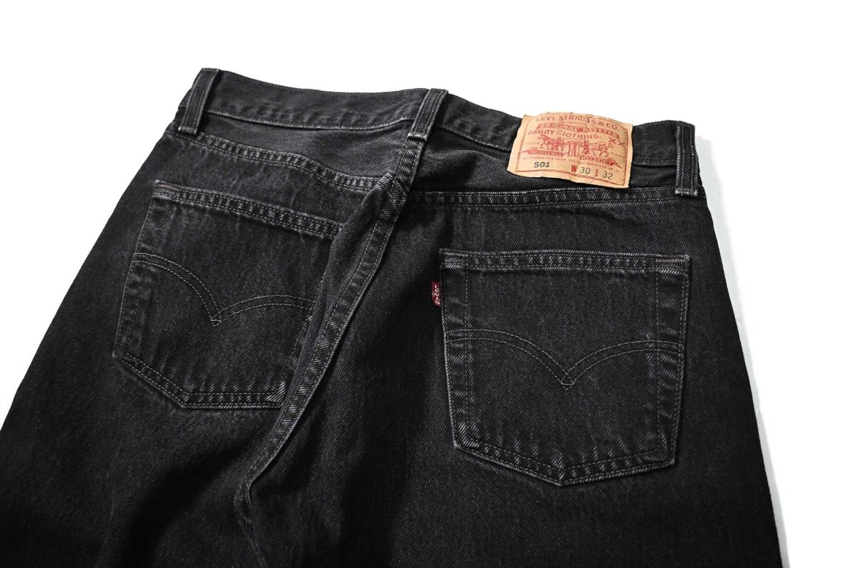 画像4: 99' Used Levi's 501 Denim Pants Black made in USA リーバイス (4)