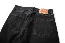 画像4: 99' Used Levi's 501 Denim Pants Black made in USA リーバイス (4)
