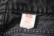 画像7: 95' Used Levi's 505 Denim Pants Black made in USA リーバイス (7)