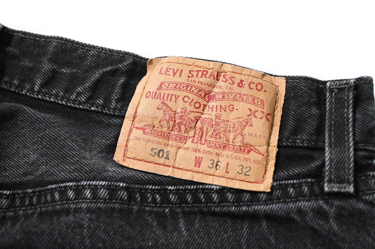 画像5: 00' Used Levi's 501 Denim Pants Black made in USA リーバイス (5)