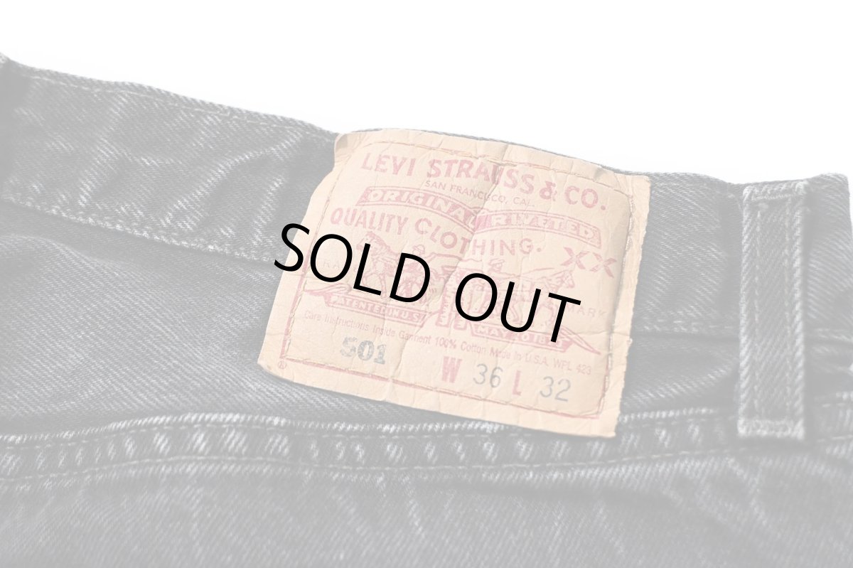 画像5: 00' Used Levi's 501 Denim Pants Black made in USA リーバイス (5)