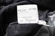 画像8: 99' Used Levi's 501 Denim Pants Black made in USA リーバイス (8)